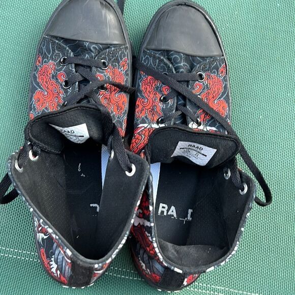 Raad Shop Unisex Red Japanese Dragon size 11 - Picture 7 of 7